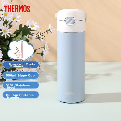 Vaso Térmico Thermos Tckl-500S Azul Claro Rosa