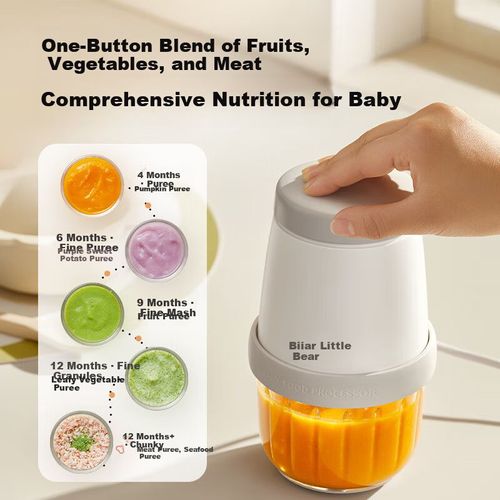 Procesador De Alimentos Bear Qsj-T02U5 Para Bebés 0.3L