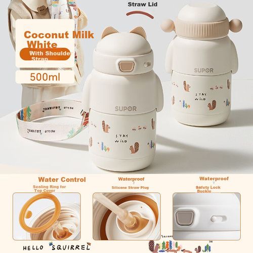 Termo Supor Kcv50Cm20 Blanco Leche De Coco 500 Ml Acero Inoxidable 316L