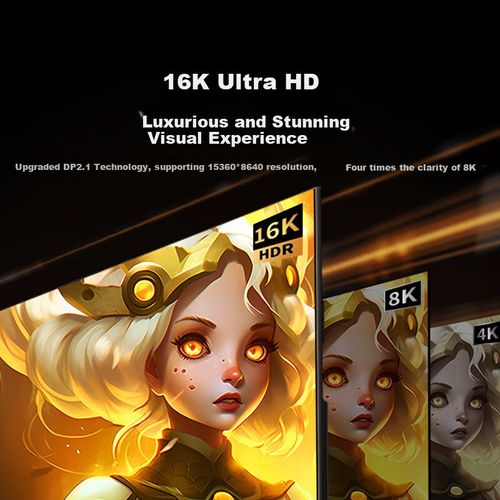 Cable DisplayPort UGREEN 2.1 1m Negro