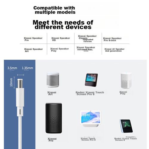 Cable BIAZE GAT-012 DC3.5 Recto Blanco