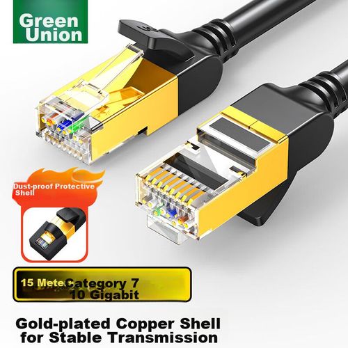 Cable Ethernet UGREEN NW107 RJ45 RJ45 Negro 15m