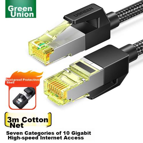 Cable Ethernet UGREEN NW150 Cat7 3m Negro