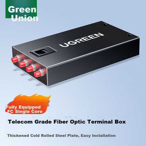 Caja terminal UGREEN FC 4 puertos 4 núcleos Negro