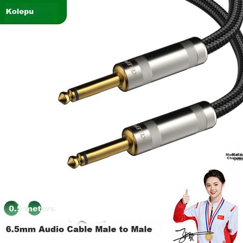 Cable RCA KELEPU macho a macho 1.5m rojo y blanco