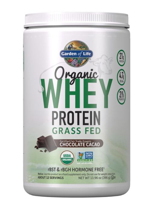 Proteína de suero en polvo Garden of Life Chocolate Cacao 21g
