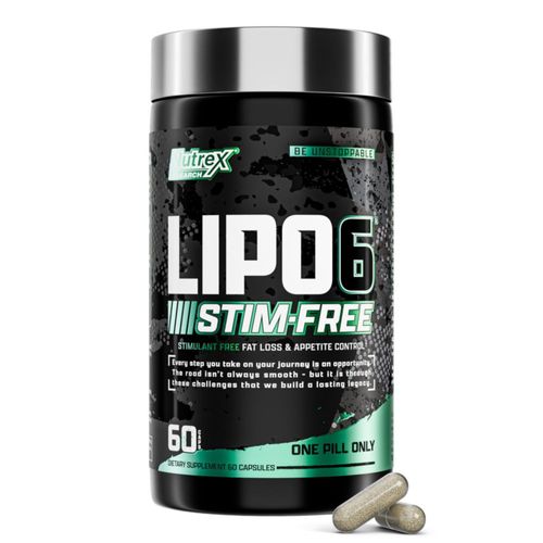 Suplemento Nutrex Research LIPO SIX Stim Free 60 porciones