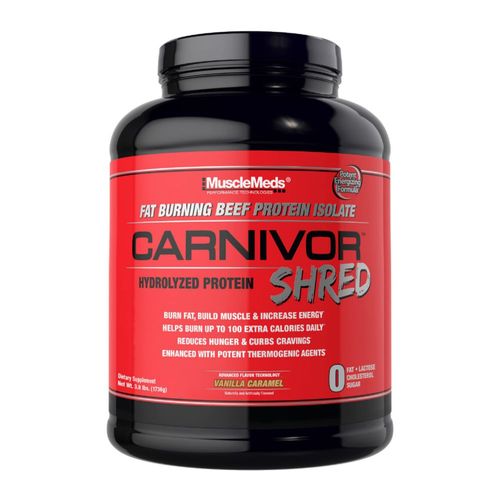 Suplemento MuscleMeds Carnivor de proteína de ternera desmenuzada 2 kg vainilla