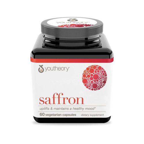Suplemento Youtheory Saffron Vegan Energy 60 cápsulas