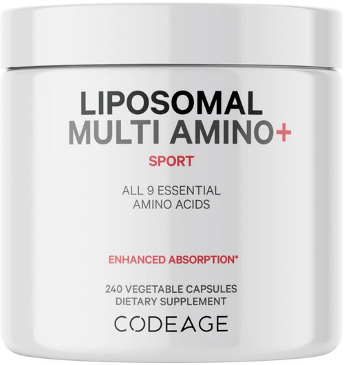 Suplemento Codeage Multi Amino+ BCAA y EAA 240 cápsulas
