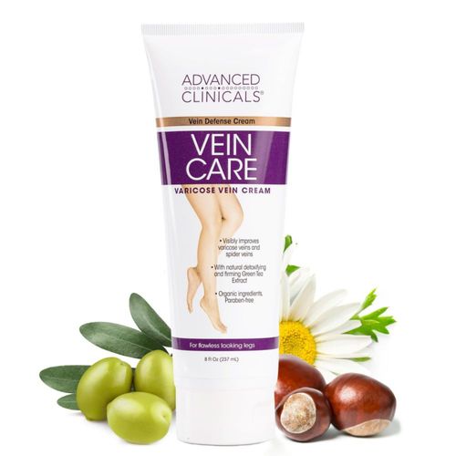 Crema para varices Advanced Clinicals 240 ml con colágeno