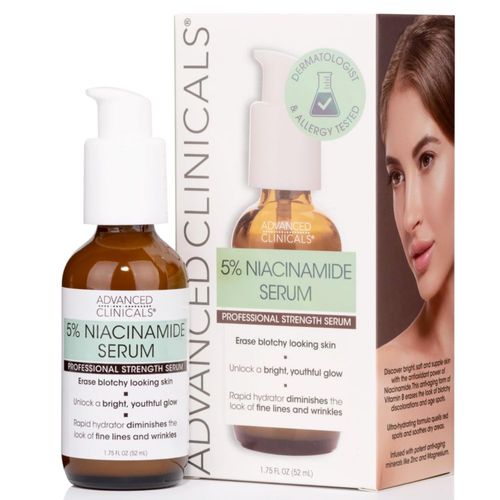 Sérum de niacinamida de Advanced Clinicals 50 ml con ácido hialurónico