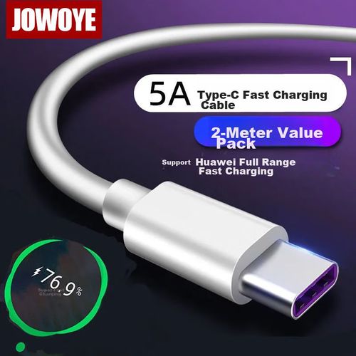 Cable JOWOYE Tipo C a Tipo C 5A 2m Negro