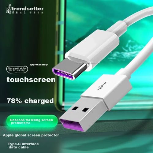 Cable Trendsetter Tipo C a Tipo C Negro