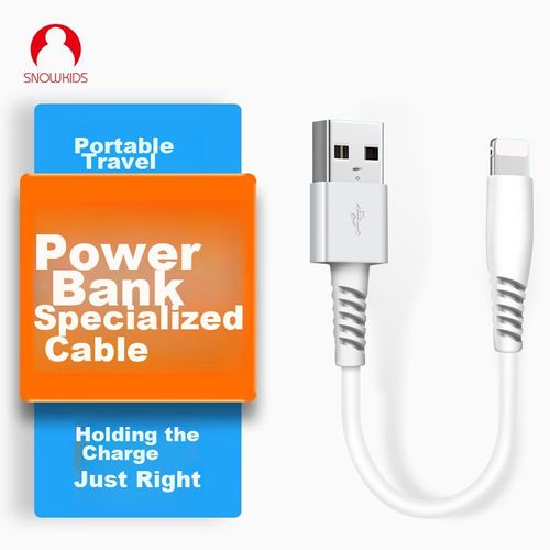 Cable Snowkids para iPhone y iPad Blanco 0.25m