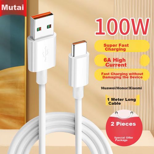 Cable ZiTai USB-A a Tipo-C 1m Negro