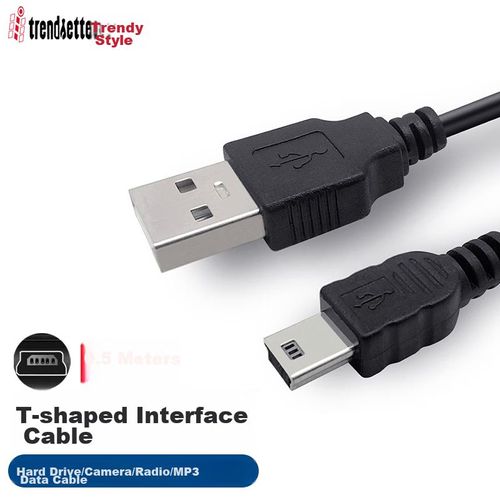 Cable Trendsetter Mini USB Mini USB Negro