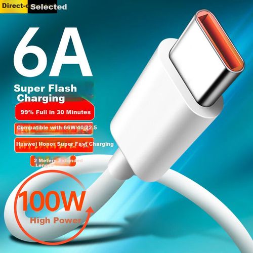 Cable Xuanyi Tipo C a Tipo C 2 m Negro