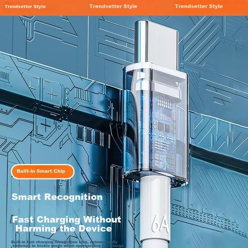 Cable Trendsetter Tipo C a Tipo C 3m Negro