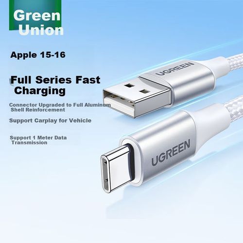 Cable UGREEN USB a Type-C 1m Negro