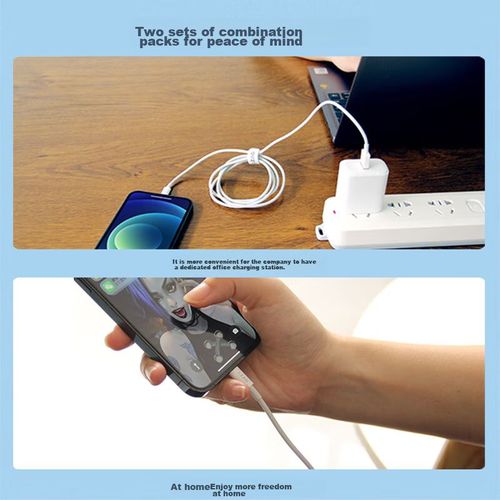 Cable Jingdong JD USB a Lightning Blanco 1.5 m paquete 2