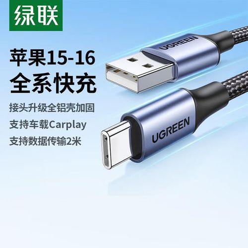 Cable UGREEN USB-C a USB-C 2m Negro