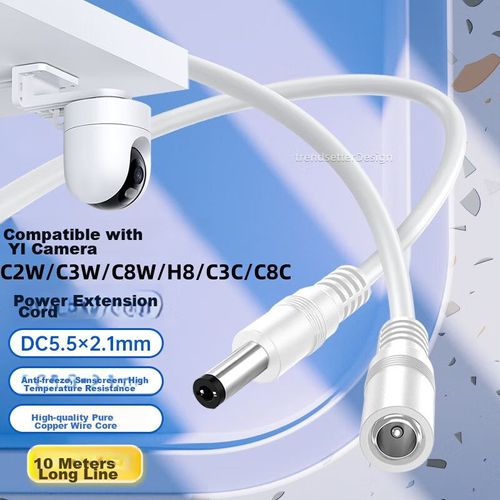 Cable extensión Chao Fan DC 5.5x2.1mm 10m Negro