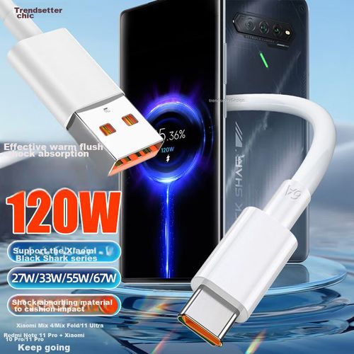 Cable Chaofan USB Tipo-C a USB Tipo-C 2 m Negro