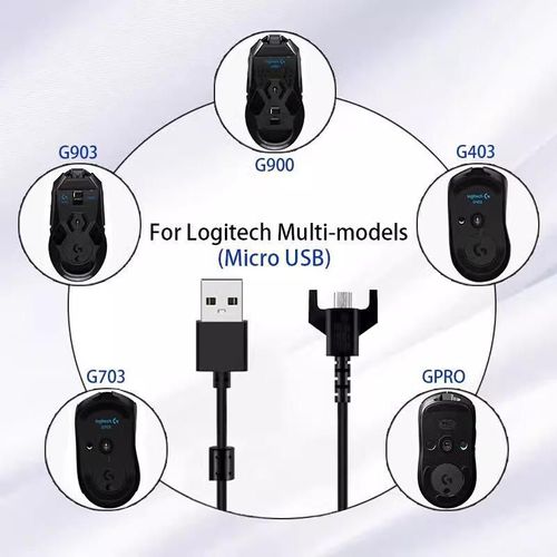 Cable Xuanyi USB para mouse Logitech GPRO G903 1.8 m