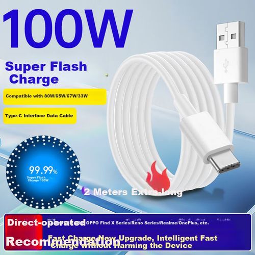 Cable Trendsetter Tipo C a Tipo C 2m Negro