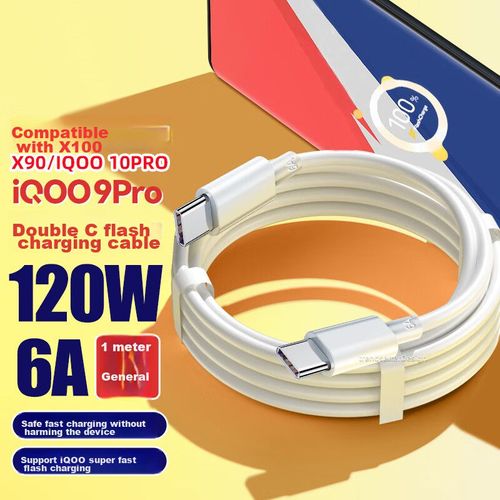 Cable Chaofan Tipo C a Tipo C 6A Negro