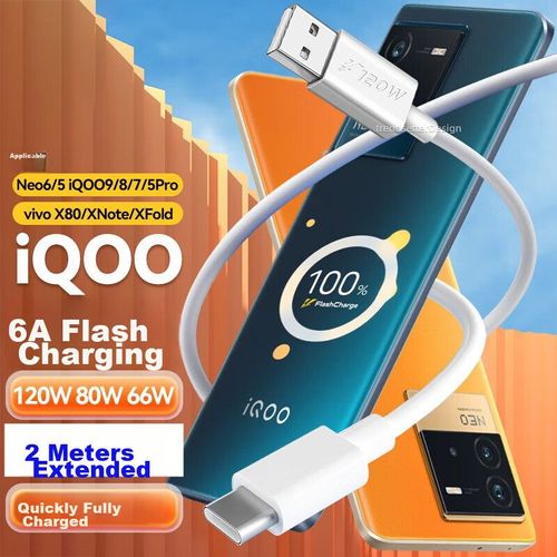 Cable Trendetter 120W USB-A a Tipo C Negro