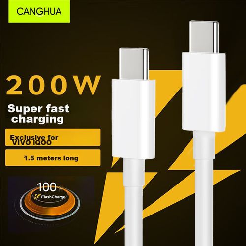 Cable CangHua R87 Tipo C Tipo C Blanco 1.5m