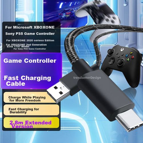 Cable Chaofan Tipo C a USB para controles videojuegos Negro