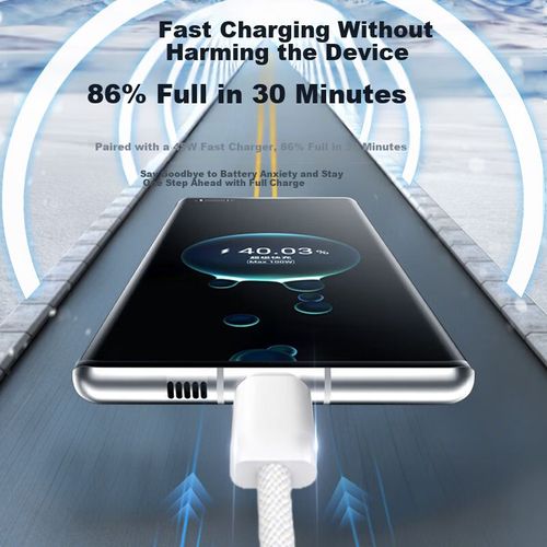 Cable Lanwo Port USB-C a USB-C 65W 1m Negro