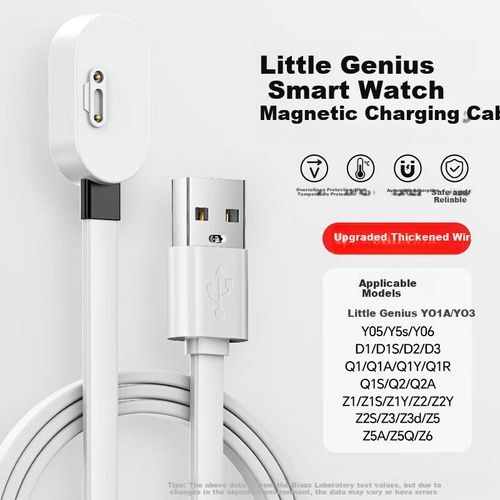Cable BIAZE para reloj inteligente con base magnética Negro