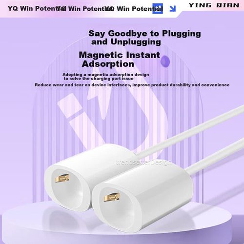 Cable YQ LFT-G00 Tipo C Magnético Negro