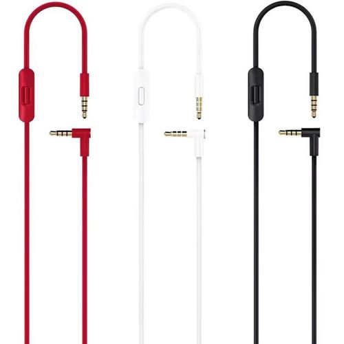 Cable Yingqian para audífonos BEATS Solo3 Solo2 Studio2 Studio3 Mixr PRO con micrófono negro rojo
