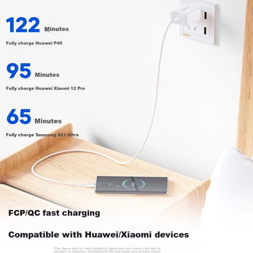 Cable Canghua Tipo C a Tipo C PD 60W Negro