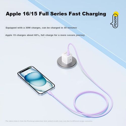 Cable PISEN 3ACtoC Tipo C a Tipo C Blanco