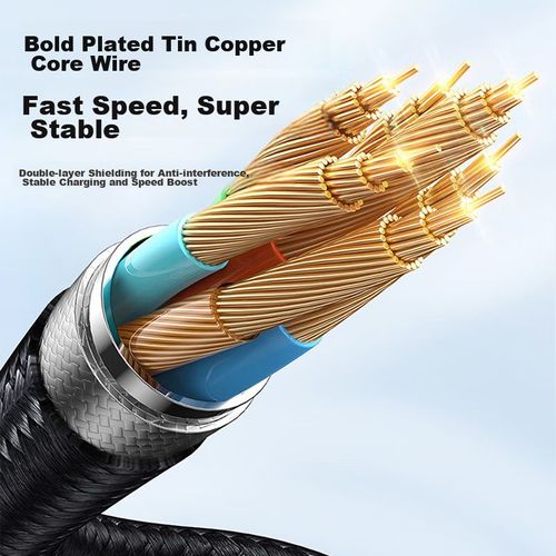 Cable MSSM Tipo C a Tipo C Datos y Carga Rápida Negro
