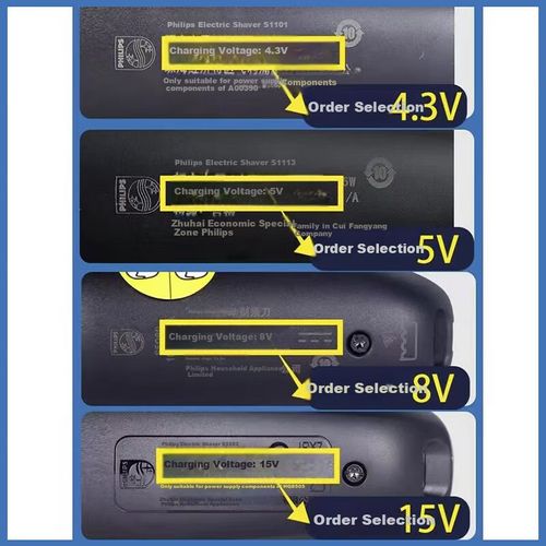 Cargador Tenflash compatible Philips HQ8505 Serie 5000 S3000 S7000 9000 15V a 8V