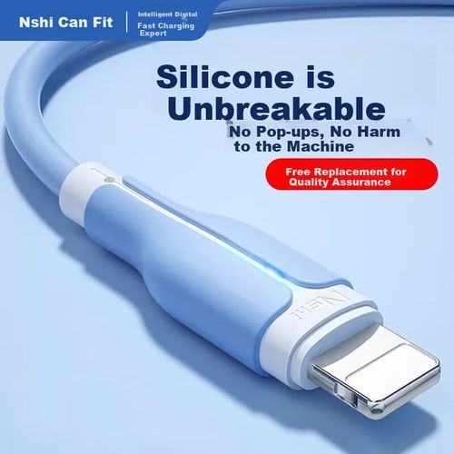 Cable Nengshi Lightning a USB Azul 1m