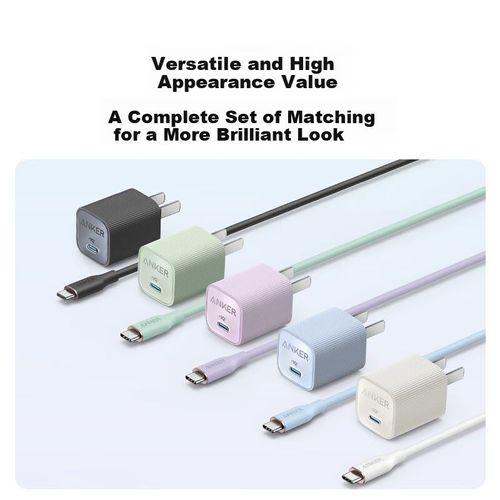 Cable Anker 240W Tipo C Doble Conector Blanco