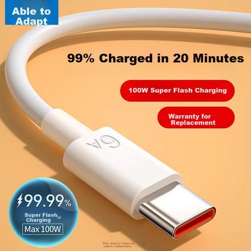 Cable USB-C Nengshi 2m Blanco