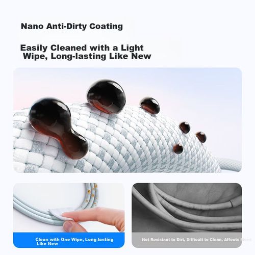 Cable Datos Anker Nano USB-C Lightning Azul 1.8m