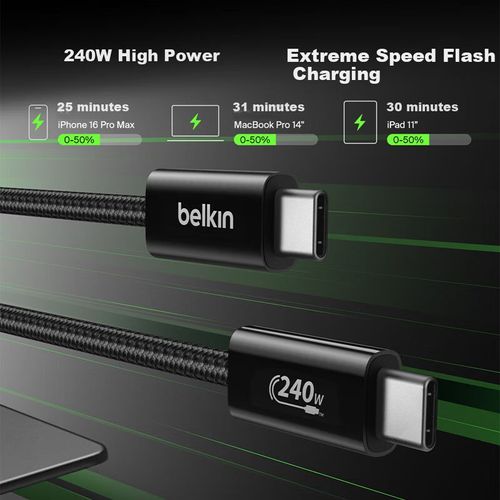 Cable Belkin CAB019 Tipo C a Tipo C Azul 1.5 m