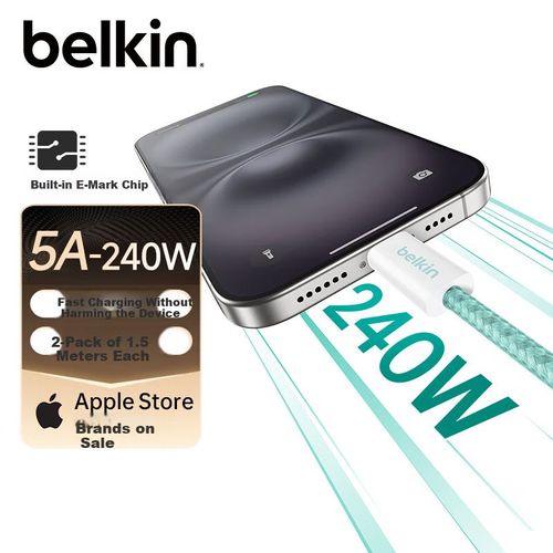 Cable Belkin USB-C a USB-C 1.5m Verde