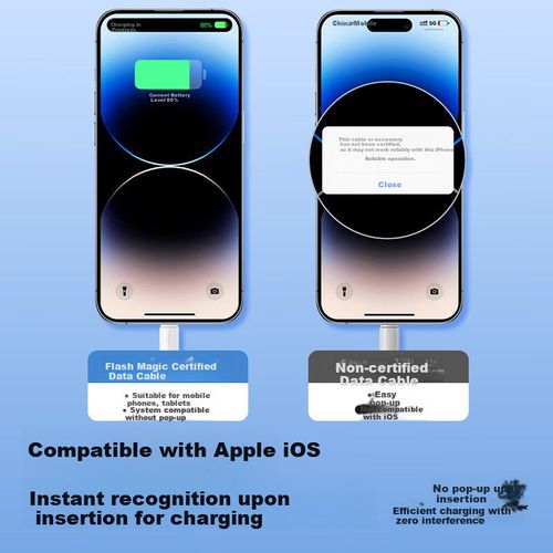 Cable Shanmo PD30W Tipo C a Lightning 1m Blanco