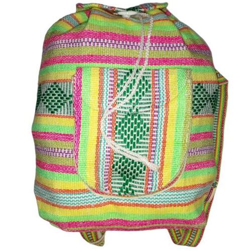 Mochilas Artesanal Tejida MXIXC-001 IxColors Morral Hecho a Mano